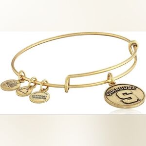NWT ALEX AND ANI Syracuse University Logo Expandable Bangle Bracelet